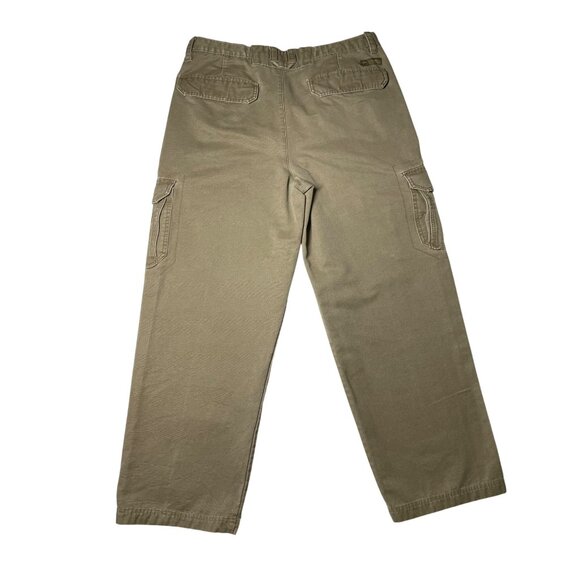 Columbia Men' Khaki Tan Cargo Pants Size 34 Relaxed Fit 100% Cotton Durable - Picture 11 of 15